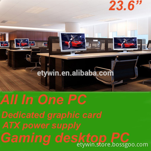 All in one pc, New inventions DIY all in one pc case AIO pc case with 23.6inch LED monitor easy assembly gaming computer